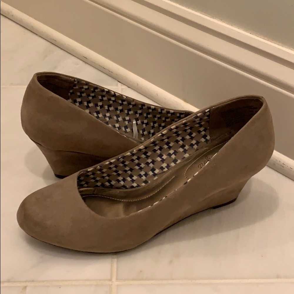 Suede Wedges